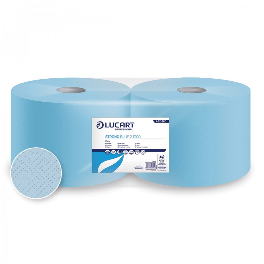 Lucart Strong Blue 2.1000 tekercses törlőkendő
