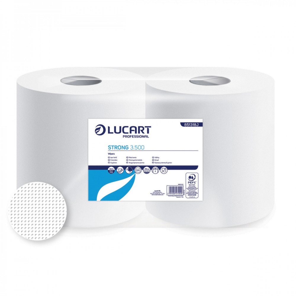 Lucart Strong 3.500 tekercses törlőkendő