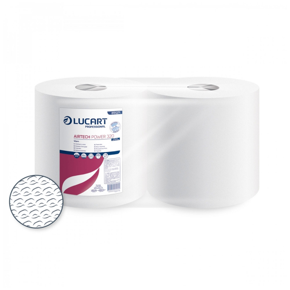 Lucart AirTech Power 320 tekercses papírtörlő